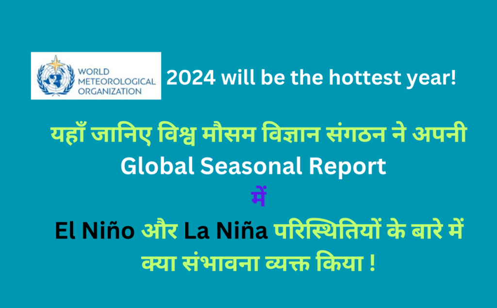 Science News: according to WMO 2024 will be hottest year